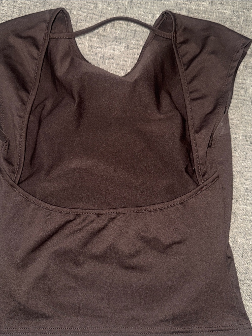 SHEIN Kids Black One-Piece Bodysuit with Scoop Neck